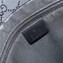 GUCCI GG Canvas Bamboo Hand Bag Black Silver 002 1016 Auth 180509A-15