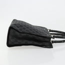 GUCCI GG Canvas Bamboo Hand Bag Black Silver 002 1016 Auth 180509A-4