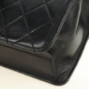 CHANEL Matelasse Chain Shoulder Bag Lamb Skin Black Gold CC Auth 180513SAM-15