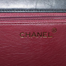 CHANEL Matelasse Chain Shoulder Bag Lamb Skin Black Gold CC Auth 180513SAM-20