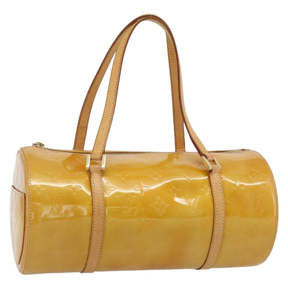 LOUIS VUITTON Monogram Vernis Bedford Hand Bag Beige M91006 LV Auth 180519