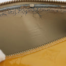LOUIS VUITTON Monogram Vernis Bedford Hand Bag Beige M91006 LV Auth 180519-10
