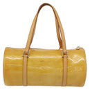 LOUIS VUITTON Monogram Vernis Bedford Hand Bag Beige M91006 LV Auth 180519-2
