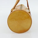 LOUIS VUITTON Monogram Vernis Bedford Hand Bag Beige M91006 LV Auth 180519-4