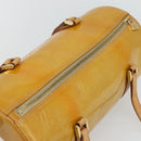 LOUIS VUITTON Monogram Vernis Bedford Hand Bag Beige M91006 LV Auth 180519-6