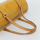 LOUIS VUITTON Monogram Vernis Bedford Hand Bag Beige M91006 LV Auth 180519-7