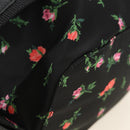 PRADA Bloem Rugzak Nylon Zwart Zilver 1BZ811 Auth 180522SAM-19