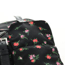PRADA Bloem Rugzak Nylon Zwart Zilver 1BZ811 Auth 180522SAM-22