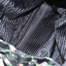PRADA Bloem Rugzak Nylon Zwart Zilver 1BZ811 Auth 180522SAM-9