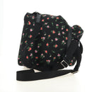 PRADA Bloem Rugzak Nylon Zwart Zilver 1BZ811 Auth 180522SAM-8