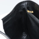 CELINE Macadam Canvas Tote Bag PVC Leather Black Gold Auth 180524A-18
