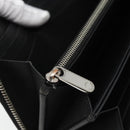 LOUIS VUITTON Monogram Mahina Zippy Wallet Long Wallet Black M61867 Auth 180533-19