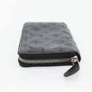 LOUIS VUITTON Monogram Mahina Zippy Wallet Long Wallet Black M61867 Auth 180533-3