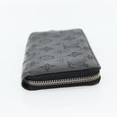 LOUIS VUITTON Monogram Mahina Zippy Wallet Long Wallet Black M61867 Auth 180533-4