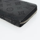 LOUIS VUITTON Monogram Mahina Zippy Wallet Long Wallet Black M61867 Auth 180533-7