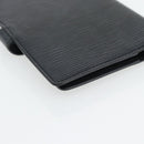 LOUIS VUITTON Epi Agenda PM Day Planner Cover Black R20092 LV Auth 180535A-16