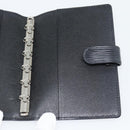 LOUIS VUITTON Epi Agenda PM Day Planner Cover Black R20092 LV Auth 180535A-19
