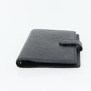 LOUIS VUITTON Epi Agenda PM Day Planner Cover Black R20092 LV Auth 180535A-6