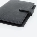 LOUIS VUITTON Epi Agenda PM Day Planner Cover Black R20092 LV Auth 180535A-7