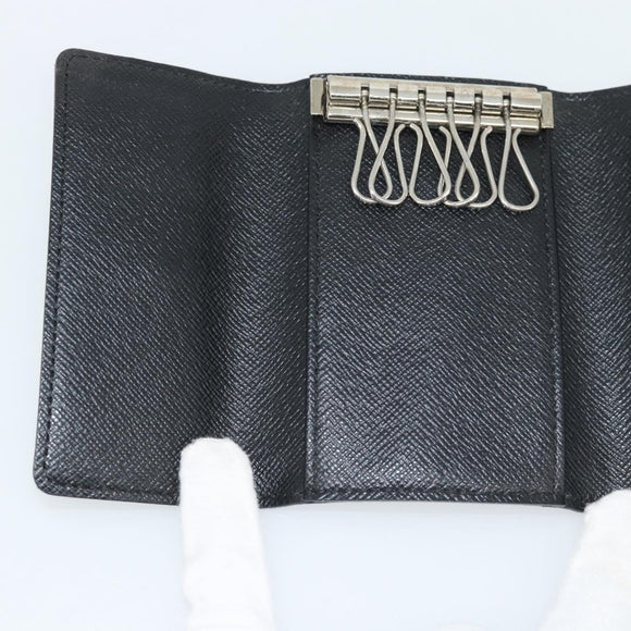 LOUIS VUITTON Damier Graphite Multicles 6 Key Case N62662 LV Auth 180537M