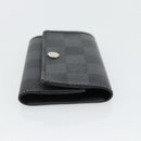 LOUIS VUITTON Damier Graphite Multicles 6 Key Case N62662 LV Auth 180537M-4