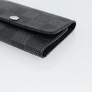 LOUIS VUITTON Damier Graphite Multicles 6 Key Case N62662 LV Auth 180537M-7