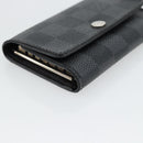 LOUIS VUITTON Damier Graphite Multicles 6 Key Case N62662 LV Auth 180537M-14