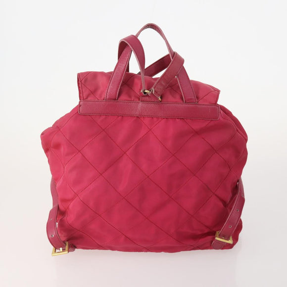PRADA Umhängetasche Nylon Velours 4er Set Navy Pink Khaki Auth 180542