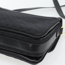 CELINE Macadam Canvas Shoulder Bag Black Gold Auth 180571A-15