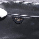 CELINE Macadam Canvas Shoulder Bag Black Gold Auth 180571A-18