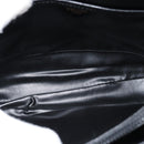 CELINE Macadam Canvas Shoulder Bag Black Gold Auth 180571A-10