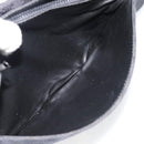 CELINE Macadam Canvas Shoulder Bag Black Gold Auth 180571A-23