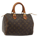 LOUIS VUITTON Monogram Speedy 25 Handtasche M41528 LV Auth 180577-1
