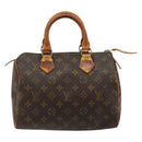 LOUIS VUITTON Monogram Speedy 25 Handtasche M41528 LV Auth 180577-13