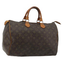 LOUIS VUITTON Monogram Speedy 35 Handtas M41524 LV Auth 180585-1