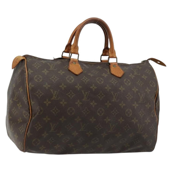 LOUIS VUITTON Monogram Speedy 35 Handtas M41524 LV Auth 180585