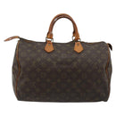 LOUIS VUITTON Monogram Speedy 35 Handtas M41524 LV Auth 180585-2