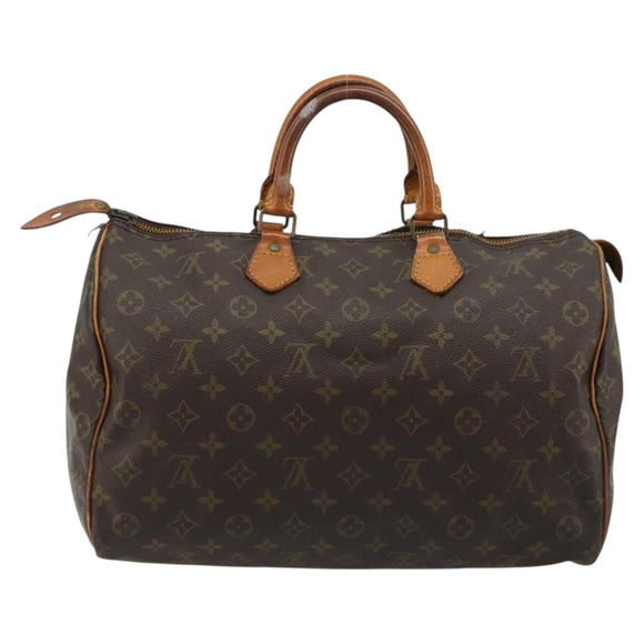 LOUIS VUITTON Monogram Speedy 35 Handtas M41524 LV Auth 180585