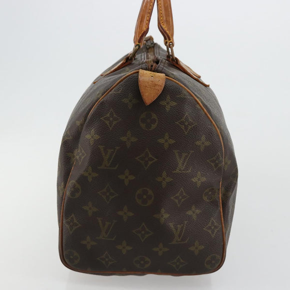 LOUIS VUITTON Monogram Speedy 35 Handtas M41524 LV Auth 180585