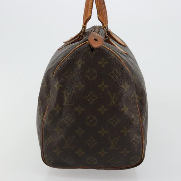 LOUIS VUITTON Monogram Speedy 35 Handtas M41524 LV Auth 180585