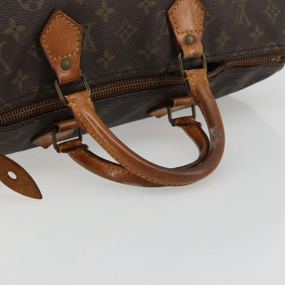 LOUIS VUITTON Monogram Speedy 35 Handtas M41524 LV Auth 180585