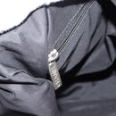 CHANEL Tote Bag Nylon Brown Silver CC Auth 180588-21