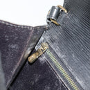 LOUIS VUITTON Epi Serie Dragonne Clutch Bag Black Noir M52612 LV Auth 180593-10