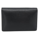 LOUIS VUITTON Epi Serie Dragonne Clutch Bag Black Noir M52612 LV Auth 180593-2