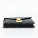 LOUIS VUITTON Epi Serie Dragonne Clutch Bag Black Noir M52612 LV Auth 180593-6