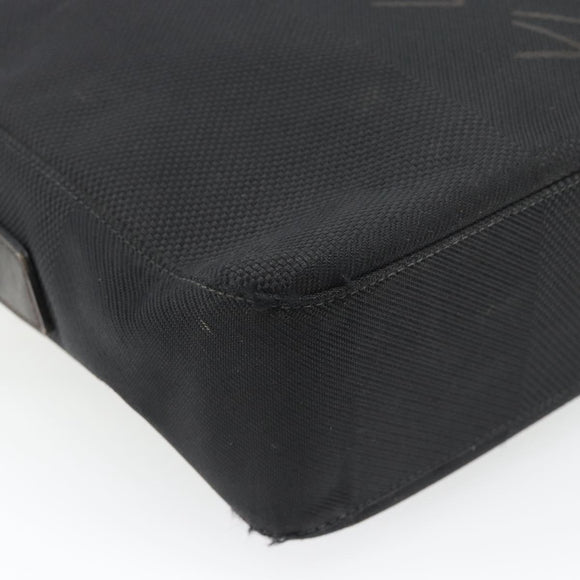 LOUIS VUITTON Damier Geant Yak Business Bag 2way Zwart M93082 Auth 180595