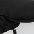 PRADA Body Bag Nylon Black Silver Auth 180598A-16