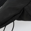 PRADA Body Bag Nylon Black Silver Auth 180598A-17