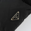 PRADA Body Bag Nylon Black Silver Auth 180598A-18