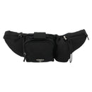 PRADA Body Bag Nylon Black Silver Auth 180598A-13